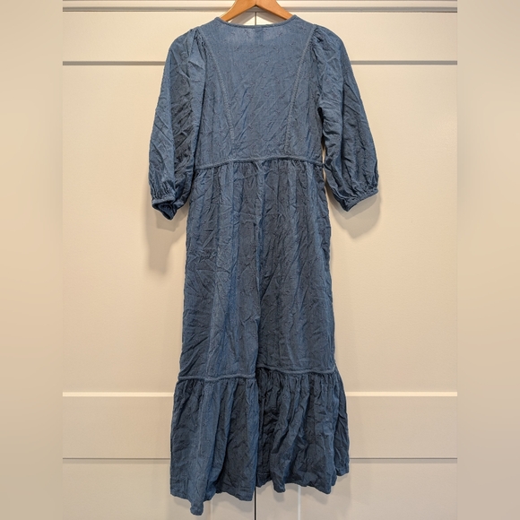 OLD NAVY embroidered dress with pheasant style bodice - Picture 8 of 14